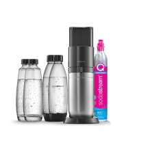 Machine à soda et eau gazeuse Sodastream DUO Noire + 2 carafes + 2 bouteilles