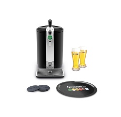 Pompe à bière Krups BEERTENDER YY4809FD COMPACT NOIRE Fûts 5L + ACCESSOIRES