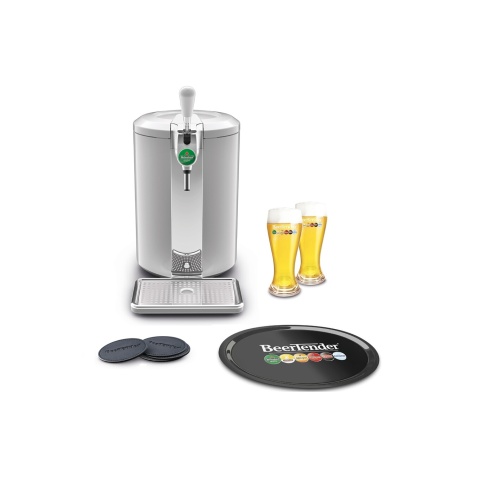 Pompe à bière Krups BEERTENDER YY4811FD COMPACT Silver Fûts 5L + ACCESSOIRES YY4811FD