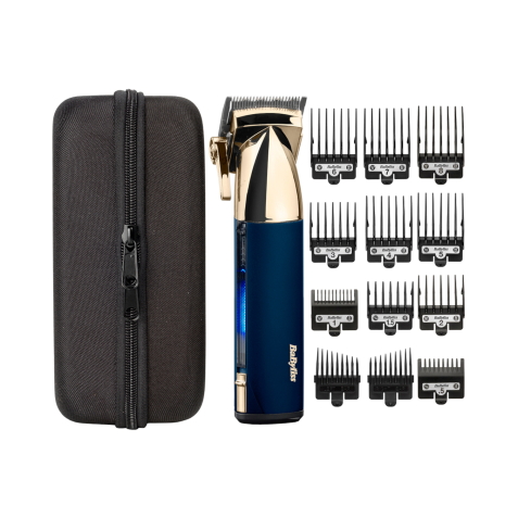 Tondeuse homme Babyliss E992E - Tondeuse cheveux Super-X Metal - Edition Gold & Navy