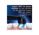 Brosse à dents électrique Oral B iO 8S Brosse A Dents Electrique Noire connectee Bluetooth, 2 Brossettes, 1 Etui De Voyage