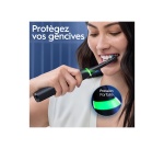 Brosse à dents électrique Oral B iO 8S Brosse A Dents Electrique Noire connectee Bluetooth, 2 Brossettes, 1 Etui De Voyage