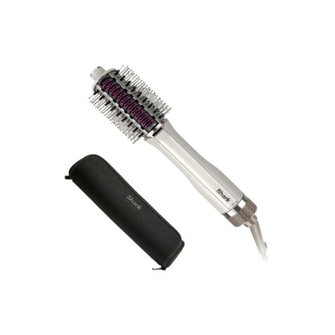 Brosse coiffante Shark Brosse chauffante et peigne lissant Shark SmoothStyle Blanc Argent