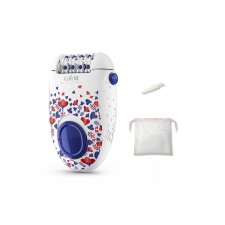 Epilateur électrique Calor Skin Spirit Système de massage EP2904C0 BLANC BLEU