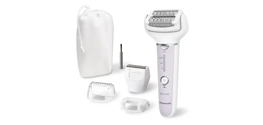Epilateur électrique Panasonic ES-EY30AV503 avec 2 têtes incluses Wet & Dry