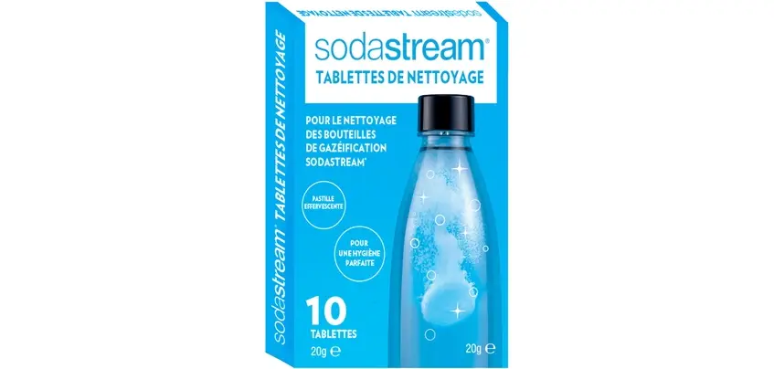 Accessoire machine à soda Sodastream Pastilles - TABLETTES DE NETTOYAGE X10