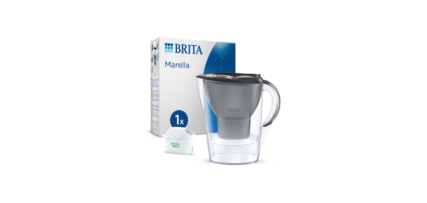 Bouteille et carafe filtrante Brita Carafe filtrante Marella graphite (2,4L) inclus 1 cartouche filtrante MAXTRA PRO All-in-1