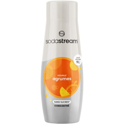 Sirop et concentré Sodastream Concentre Saveur AGRUMES SANS SUCRES 440ml