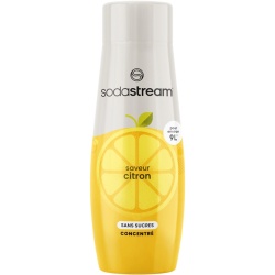 Sirop et concentré Sodastream Concentre Saveur CITRON SANS SUCRES 440ml