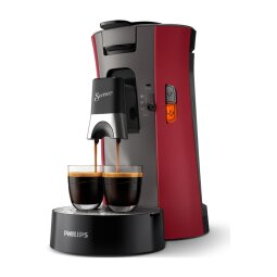 Cafetière à dosette ou capsule Philips SENSEO SELECT CSA240/91 ROUGE/NOIR