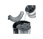 Cafetière électrique KA 4826, acier inoxydable/noir