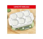 Yaourtiere Seb MULTI DELICES EXPRESS & VEGETAL 6 Pots, 6 Programmes Automatiques YG660310