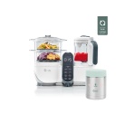Robot préparation bébé Babymoov Bundle Nutribaby Plus White + 1 inox container ISY