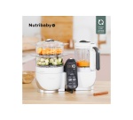 Robot préparation bébé Babymoov Bundle Nutribaby Plus White + 1 inox container ISY