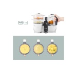 Robot préparation bébé Babymoov Bundle Nutribaby Plus White + 1 inox container ISY