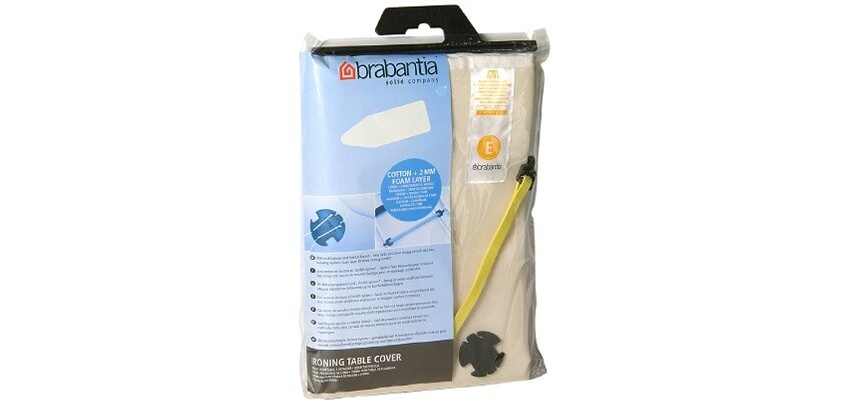 Accessoire soin du linge Brabantia HOUSSE de table a repasser en coton et mousse
