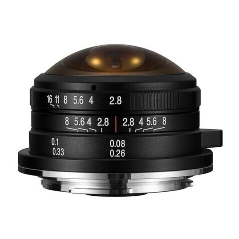 Objectif à Focale fixe Laowa 4mm f/2.8 Fisheye pour FUJI X