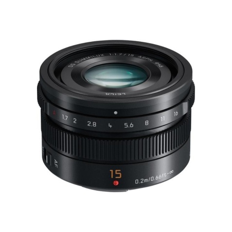 Objectif à Focale fixe Panasonic LUMIX Leica DG 15mm f/1.7