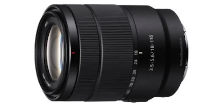Objectif zoom Sony E 18-135mm f/3,5-5,6 OSS noir