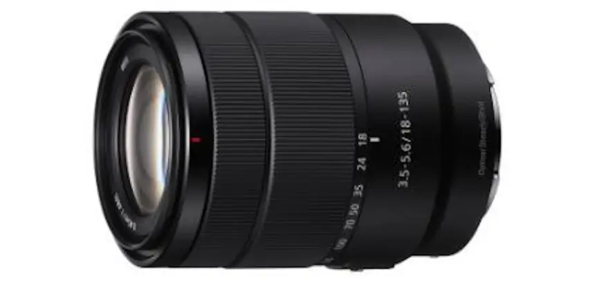 Objectif zoom Sony E 18-135mm f/3,5-5,6 OSS noir