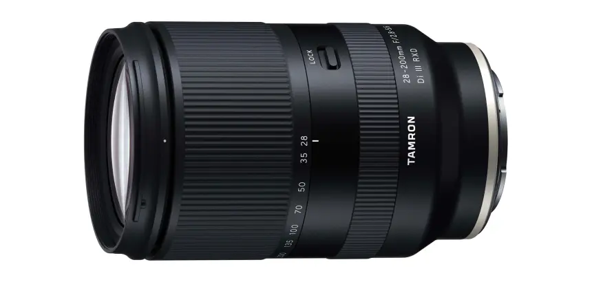 Objectif zoom Tamron. 28-200mm F/2,8-5,6 Di III RXD pour Sony FE