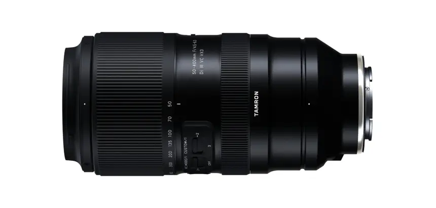 Objectif zoom Tamron. 50-400mm F/4,5-6,3 Di III VC VXD pour Sony FE