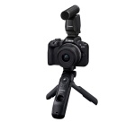 Appareil photo hybride Canon Pack EOS R50 + RF-S 18-45mm f/4.5-6.3 IS STM + Micro + Trépied + Télécommande + carte SD + Chargeur