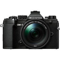 Appareil photo hybride Om System OM-5 noir + ED 14-150mm f/4-5.6 II MSC