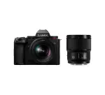 Appareil photo hybride Panasonic Lumix S5 Mark II + S 20-60mm f/3.5-5.6 + S 50mm f/1.8