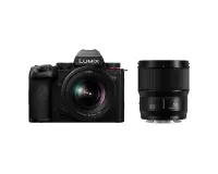 Appareil photo hybride Panasonic Lumix S5 Mark II + S 20-60mm f/3.5-5.6 + S 50mm f/1.8