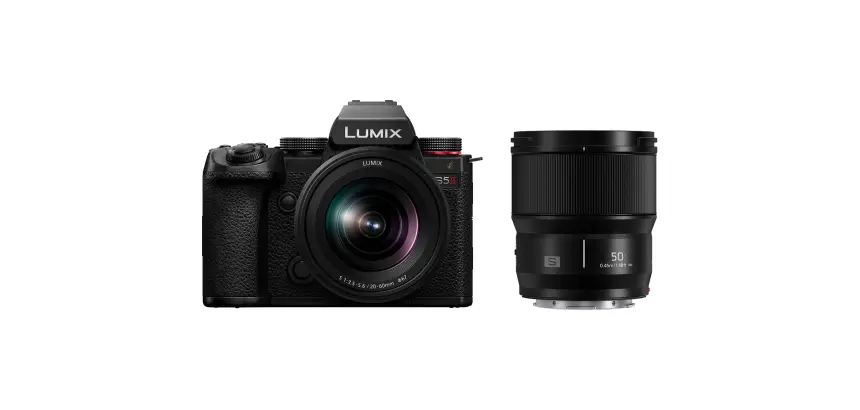 Appareil photo hybride Panasonic Lumix S5 Mark II + S 20-60mm f/3.5-5.6 + S 50mm f/1.8