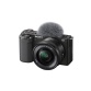 Appareil photo hybride Sony PACK ZV-E10 + E 16-50mm f/3,5-5,6 OSS + 2ème BATTERIE + CHARGEUR