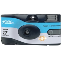 Appareil photo jetable Movin Photo Appareil photo jetable 27 poses ISO400
