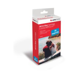 Papier photo instantané Agfa Cartridge for AGFA Mini 2*3 (20 sheets)