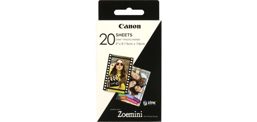 Papier photo instantané Canon 20 feuilles ZOEmini