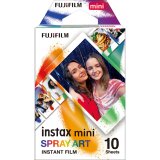 Papier photo instantané Fujifilm Film instax Mini Monopack SPRAY ART (10v)