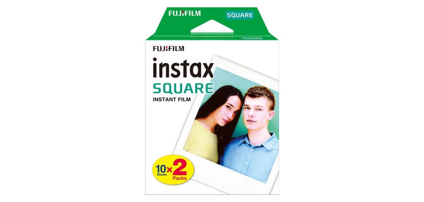 Papier photo instantané Fujifilm INSTAX SQUARE BIPACK