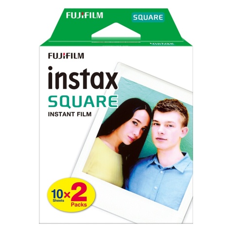 Papier photo instantané Fujifilm INSTAX SQUARE BIPACK