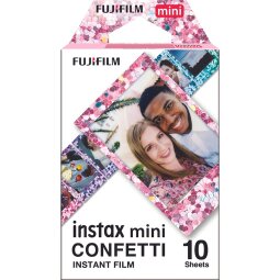 Papier photo instantané Fujifilm Film Instax Mini Monopack Confetti  (10v)