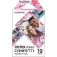 Papier photo instantané Fujifilm Film Instax Mini Monopack Confetti  (10v)