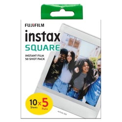 Papier photo instantané Fujifilm FILM INSTAX SQUARE MEGA PACK 50 FILMS