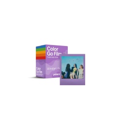 Papier photo instantané Polaroid Double pack de films Polaroid Couleur Go - Purple Haze Frame