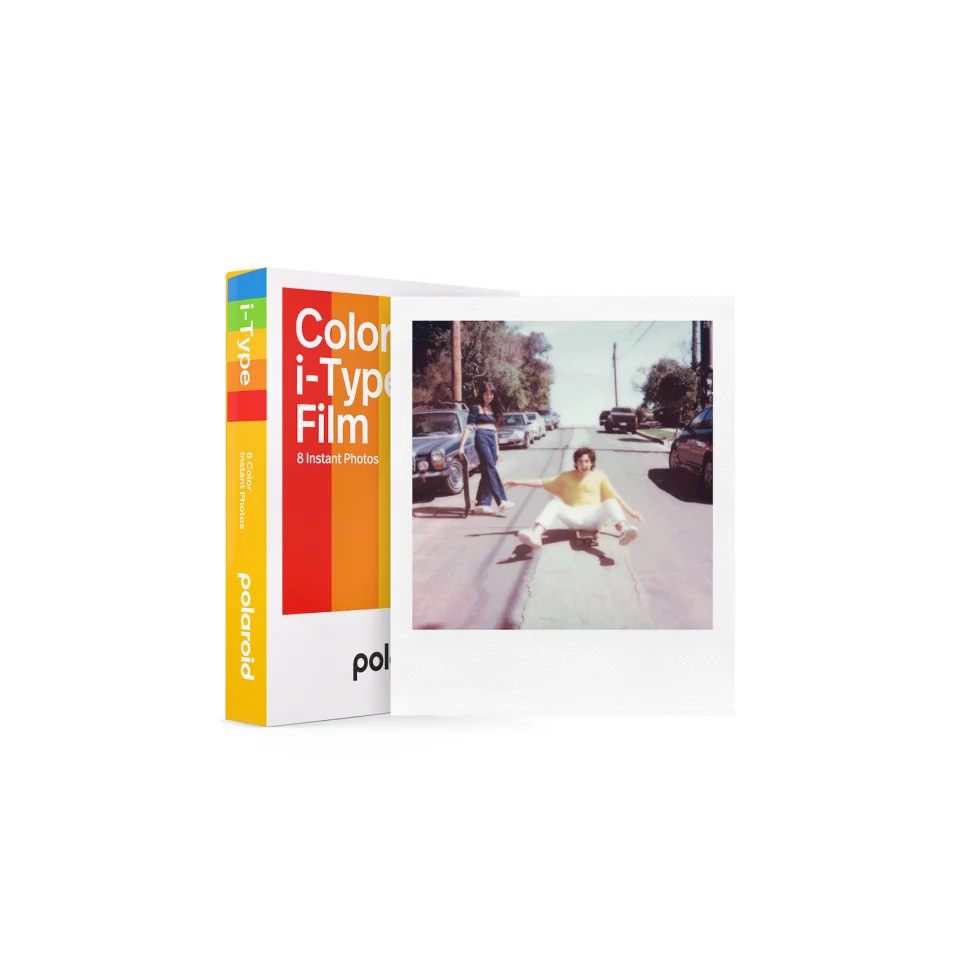 Papier photo instantané Polaroid Films standard pour appareils photo  Polaroid i-Type (8 tirages) sur