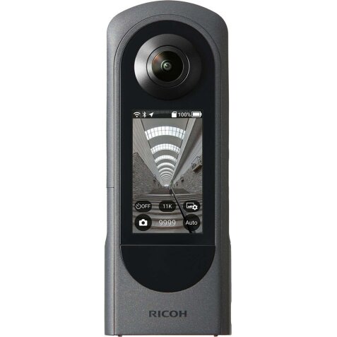 Caméra sport Ricoh Le 1er modele RICOH THETA 360 equipe d''un ecran.