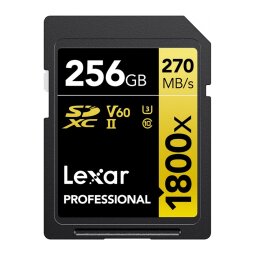 Carte mémoire SD Lexar Carte SD 1800x V60 256G0