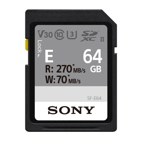 Carte mémoire SD Sony Carte mémoire SFE64.AE SDXC UHS-II 64 Go