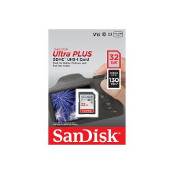 Carte mémoire SD Sandisk ULTRA PLUS 32G