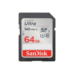 Carte mémoire SD Sandisk Carte Ultra 64GB SDXC Memory Card 140MB/s