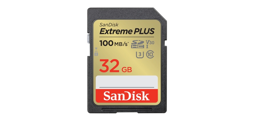 Carte mémoire SD Sandisk Extreme PLUS 32GB SDHC 100MB/s