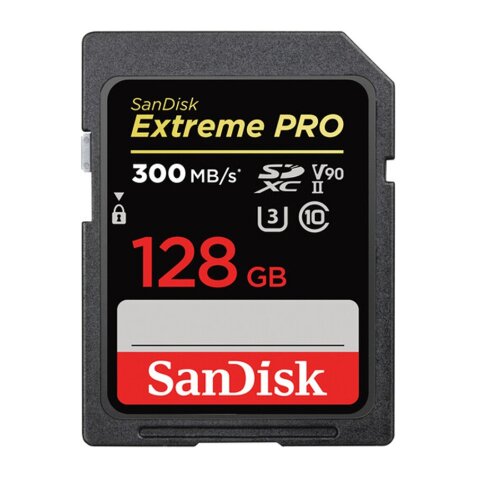 Carte mémoire SD Sandisk Carte Extreme PRO SDHC UHS-Il 128GB